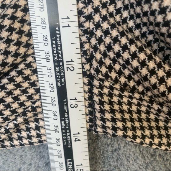 Ricki’s Wide Leg Herringbone Black & White Size 12L Pockets 32” Inseam Classic - Picture 4 of 10